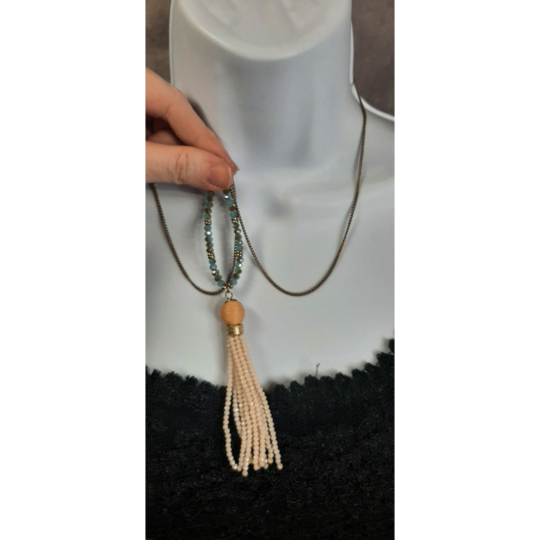 Other Charming Charlie Bohemian Beaded Tassel Necklace Size ONE SIZE - 3 Thumbnail