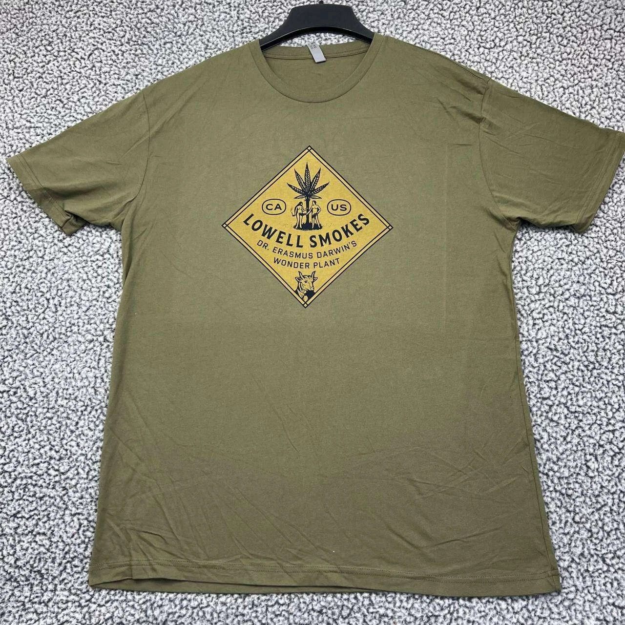 Next Level Lowell Smokes Wonder Plant Shirt Men Short Sleeve XL Size US XL / EU 56 / 4 - 1 Thumbnail