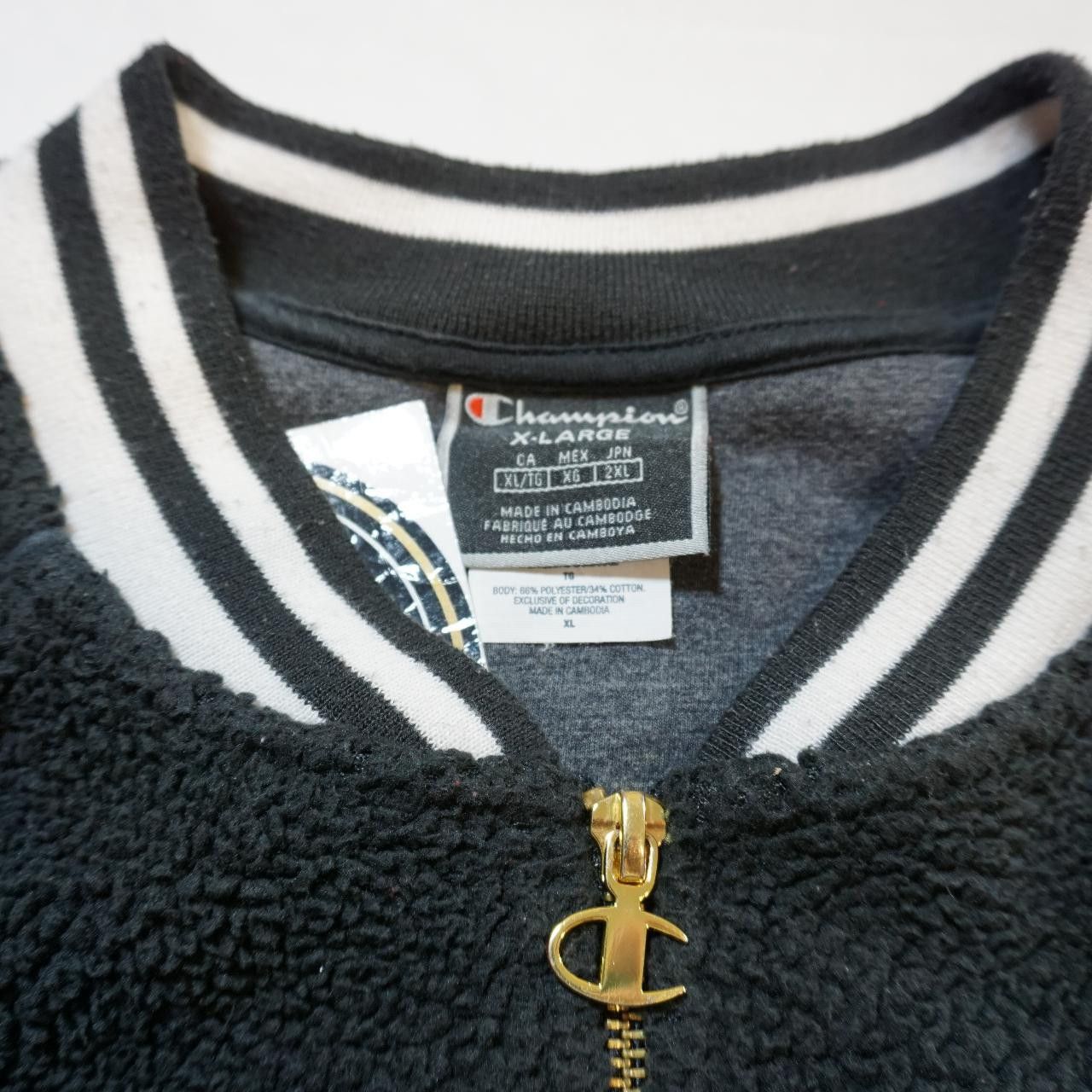 Champion Champion arch sherpa letterman / varsity jacket Size XL / US 12-14 / IT 48-50 - 3 Thumbnail