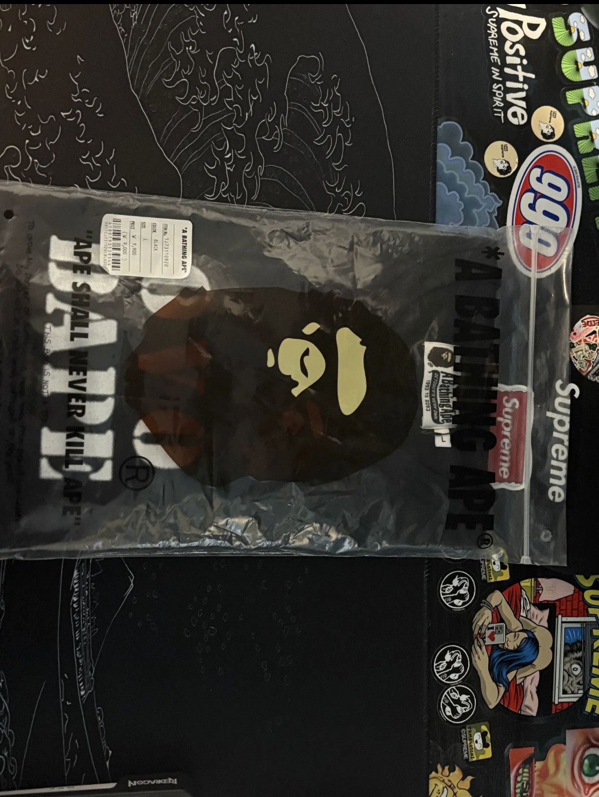 Bape Bape x OVO Stencil Logo Tee Size US L / EU 52-54 / 3 - 2 Thumbnail