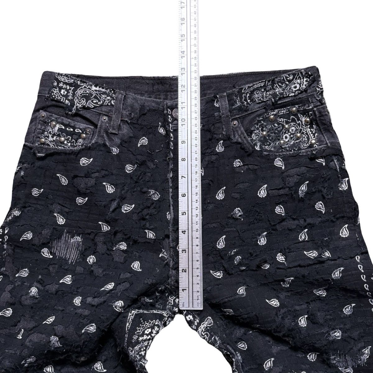 Levi's W&G 1/1 Custum Black Boro Scab Denim Levi's Jeans Baggy Size US 32 / EU 48 - 5 Thumbnail
