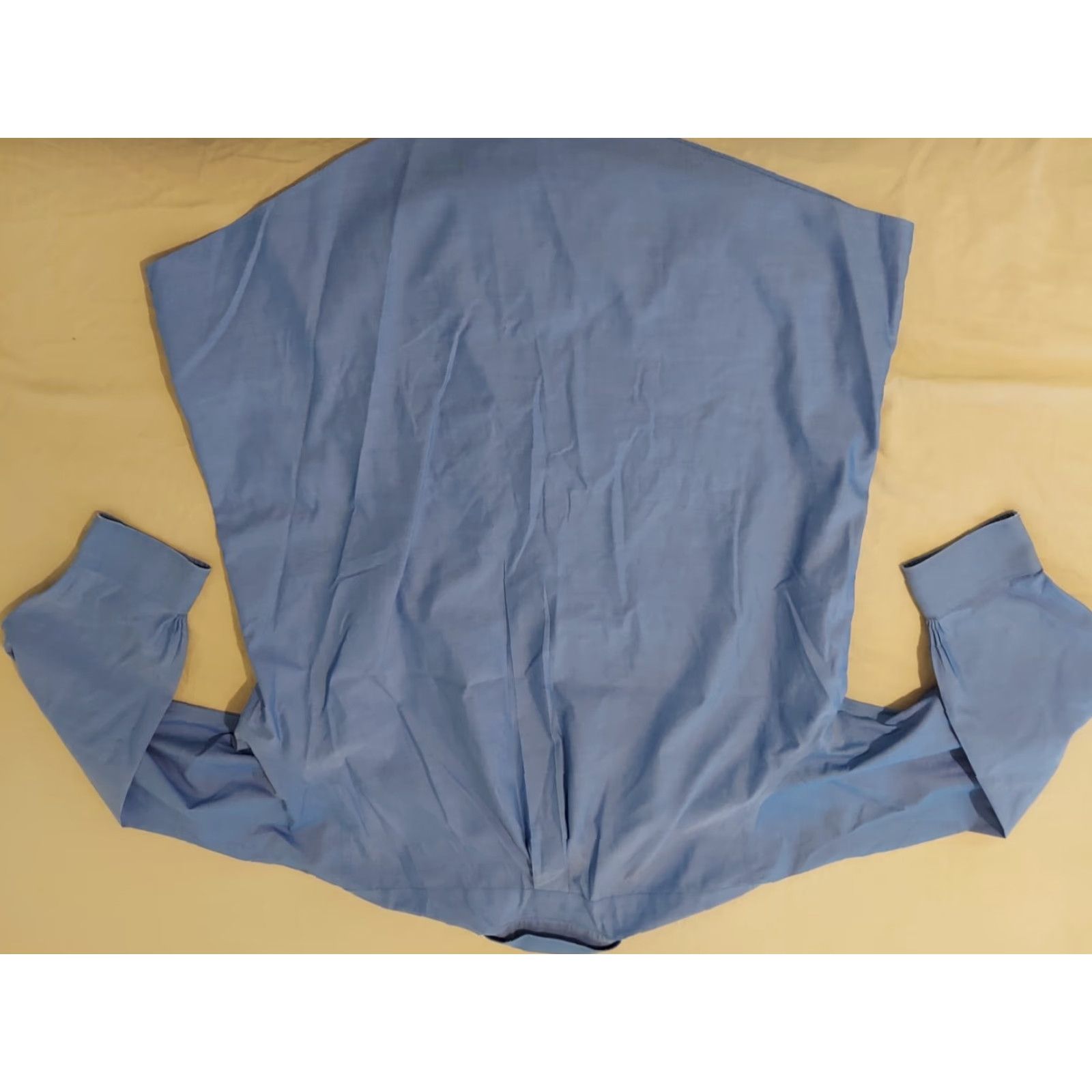 Brooks Brothers Mens Brooks Brothers Dress Shirt 16 33 Blue Button Cotton Size 42R - 5 Thumbnail