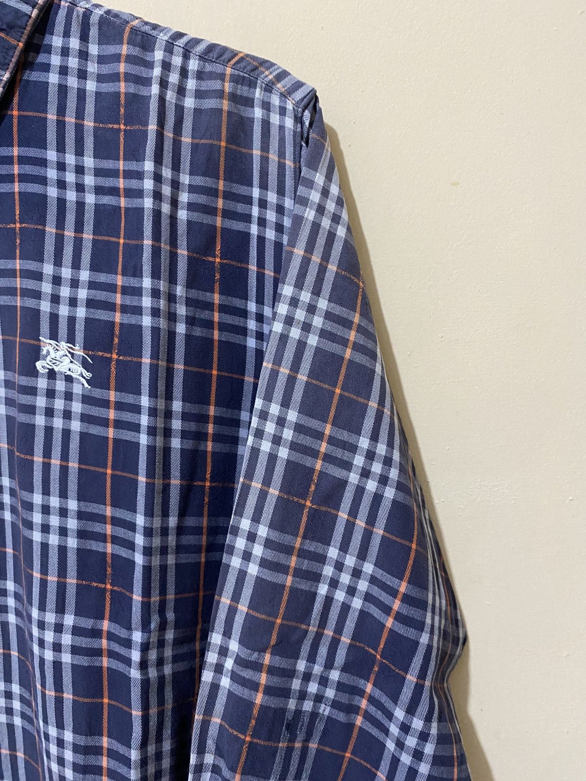 Burberry Vintage Burberrys Nova Check Button Shirt Size L / US 10 / IT 46 - 4 Thumbnail