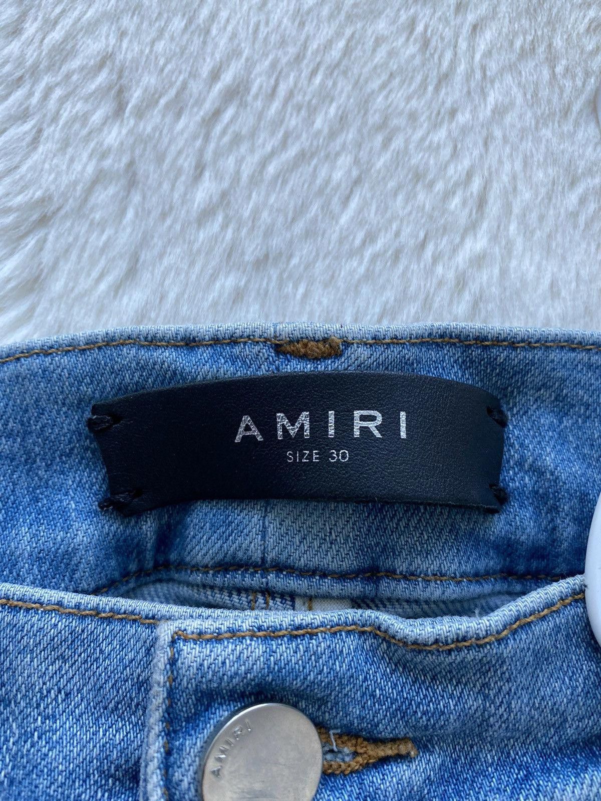 Amiri Amiri Indigo Painter Destroyed Denim Jeans Size US 30 / EU 46 - 2 Thumbnail