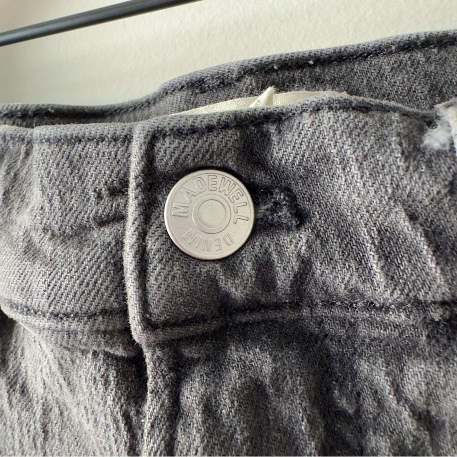 Madewell Madewell The Perfect Vintage Jean Gray Denim Zip Button 28 Size 28" / US 6 / IT 42 - 5 Thumbnail