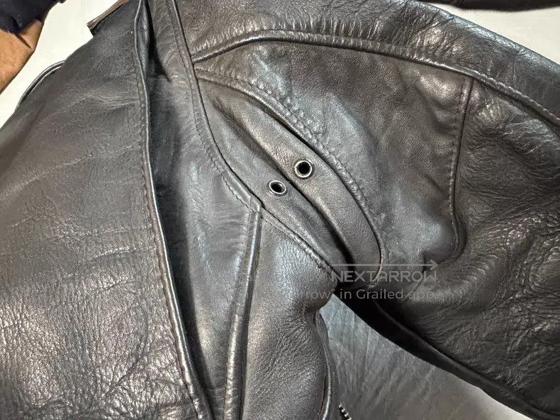 Schott Schott Heavy motorcycle leather jacket Size US XXS / EU 40 - 5 Thumbnail