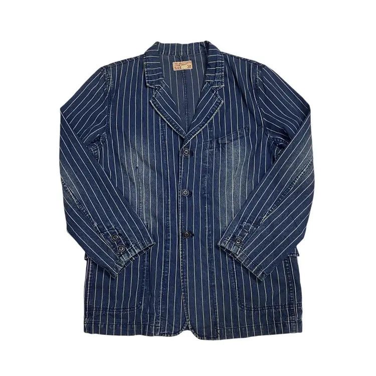 Japanese Brand Sky Walk Ranch denim wabash indigo coat Size US M / EU 48-50 / 2 - 3 Thumbnail