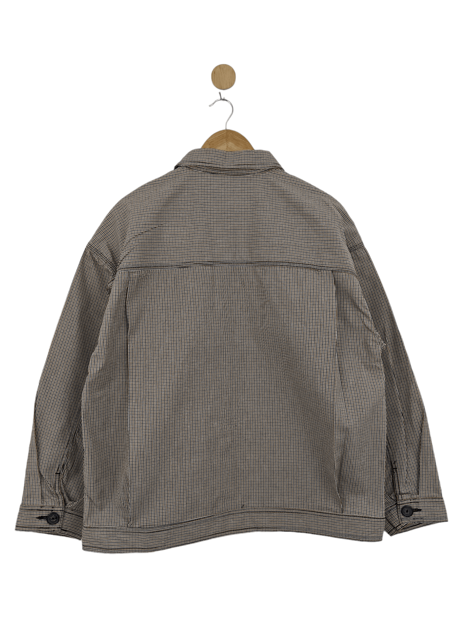 GU × Japanese Brand Vintage GU Japanese Brand Checkered Polyster Jacket Size US L / EU 52-54 / 3 - 2 Thumbnail