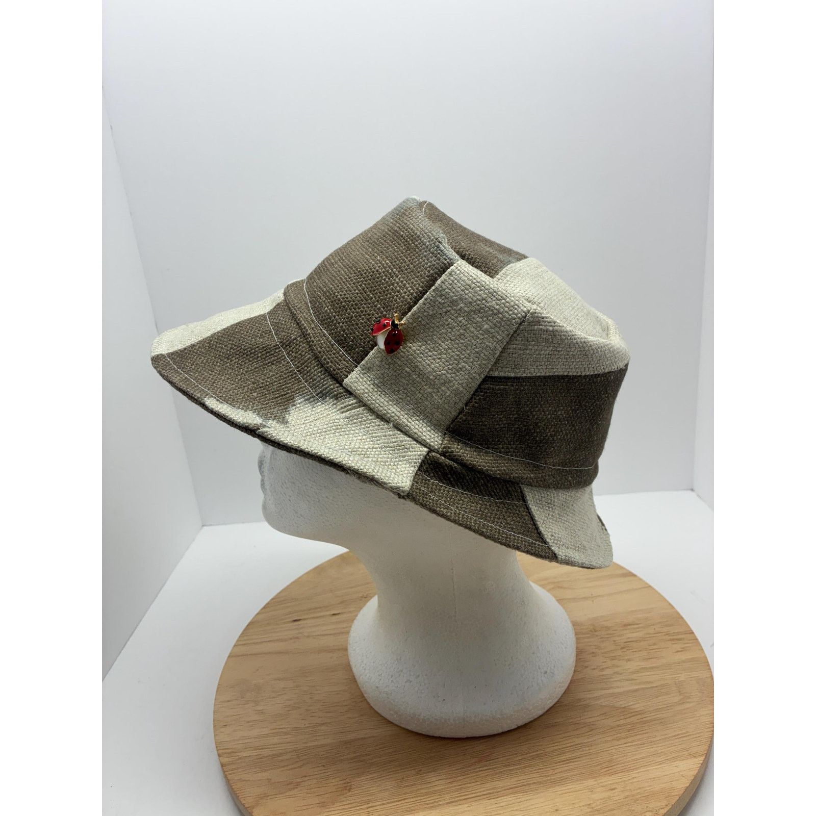 Other Upcycled Canvas Bucket Hat Small – Bonnie Bucket Patchwork Size ONE SIZE - 5 Thumbnail