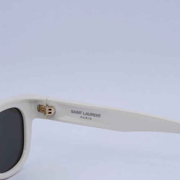 Saint Laurent Paris 🕶️ New Saint Laurent SL675 005 Sunglasses - Ivory Frame Size ONE SIZE - 8 Thumbnail