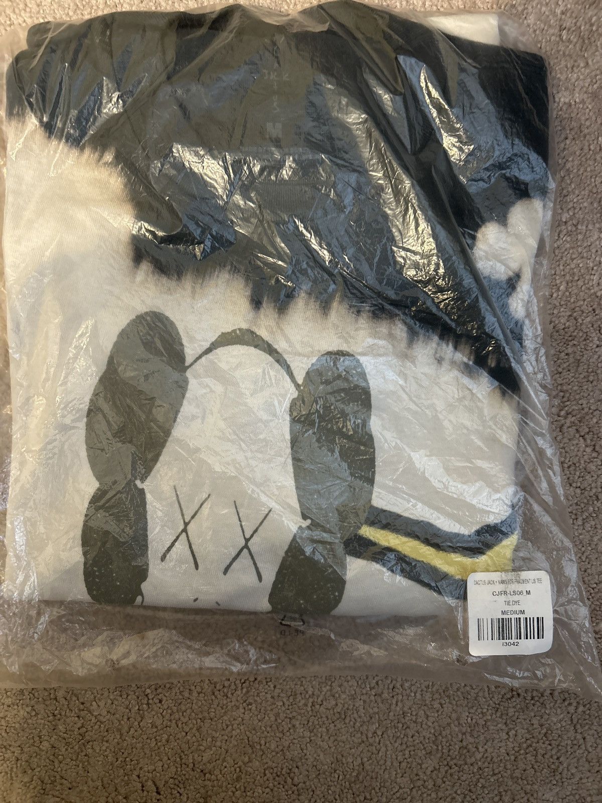 Travis Scott Travis Scott x KAWS For Fragment L/STee 'Tie Dye' Size US M / EU 48-50 / 2 - 3 Thumbnail