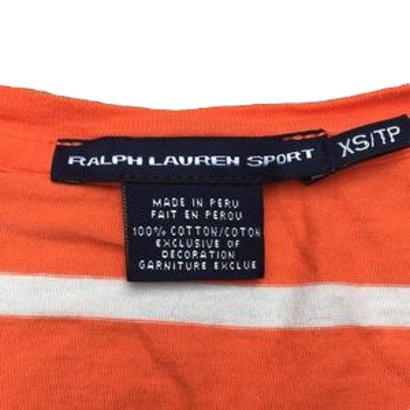 Ralph Lauren Sport Ralph Lauren Sport | Striped Vintage Vneck Tee | XS Size XS / US 0-2 / IT 36-38 - 7 Thumbnail