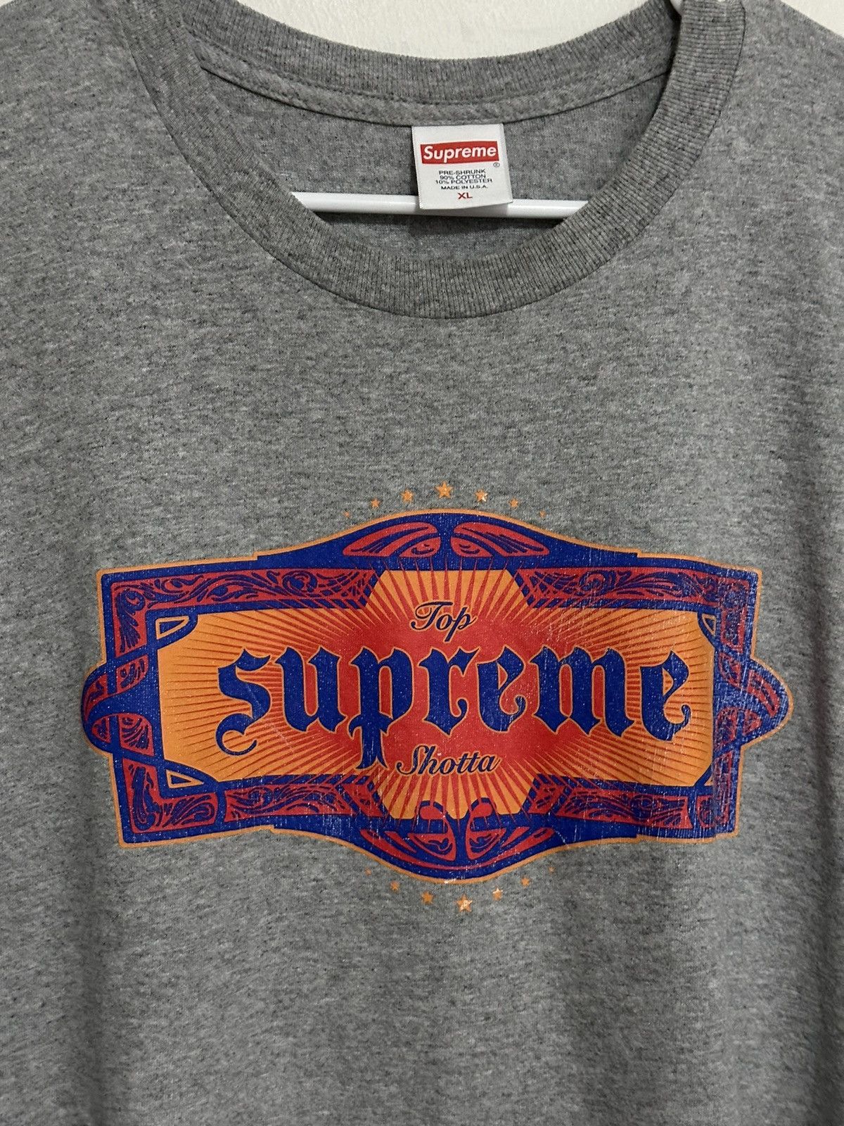 Supreme Supreme Top Shotta Tee Size US XL / EU 56 / 4 - 2 Thumbnail