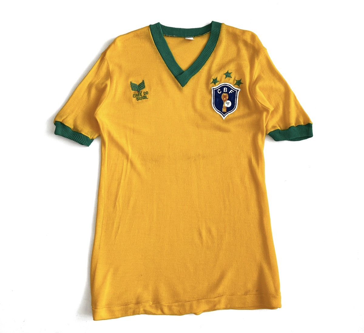 Vintage RARE🔥1980 BRAZIL FOOTBALL KNITWEAR JERSEY Size US M / EU 48-50 / 2 - 1 Thumbnail