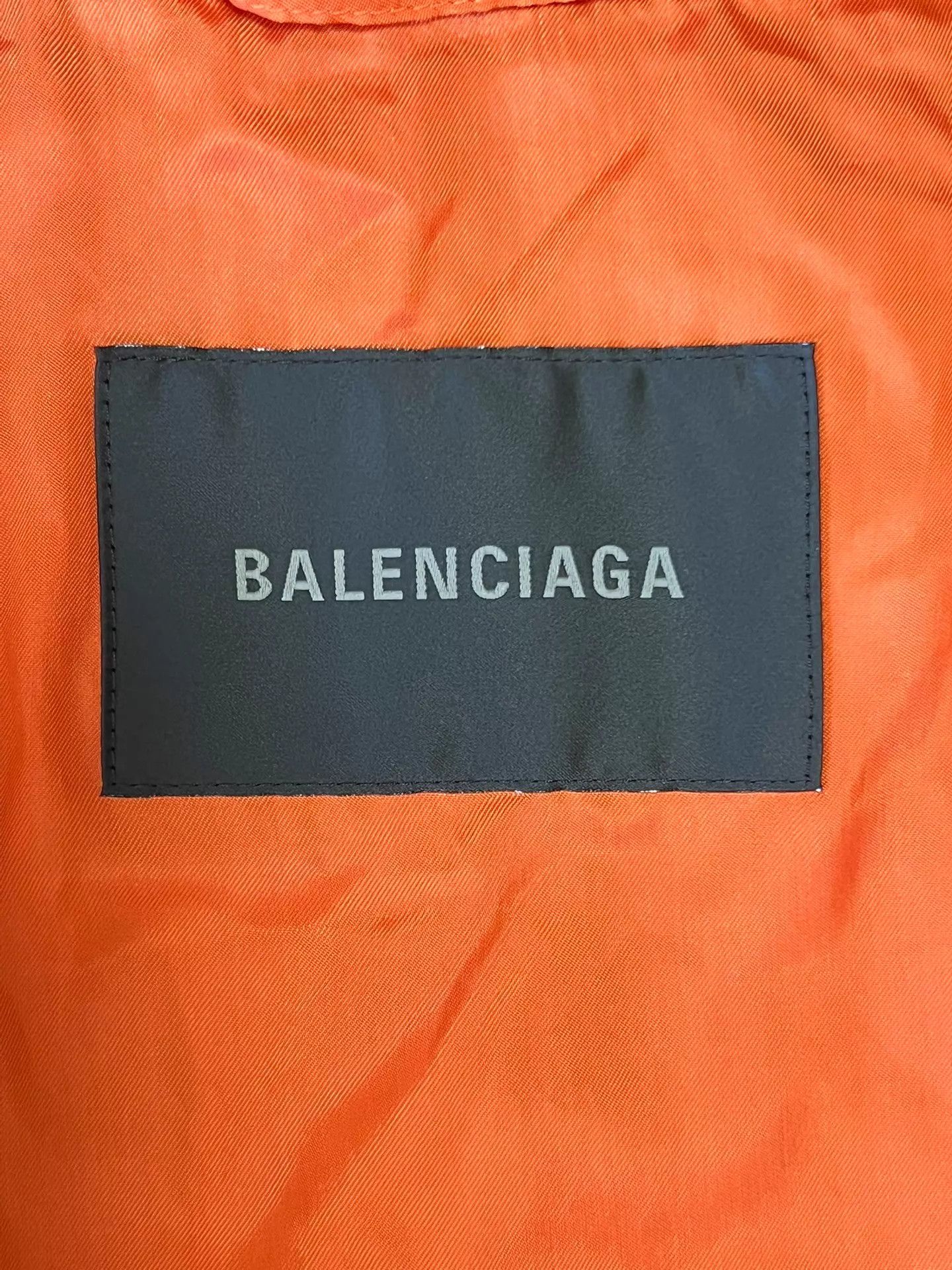 Balenciaga Balenciaga Nylon Hooded Bomber Jacket Black/Orange Size 2 Size US M / EU 48-50 / 2 - 7 Thumbnail