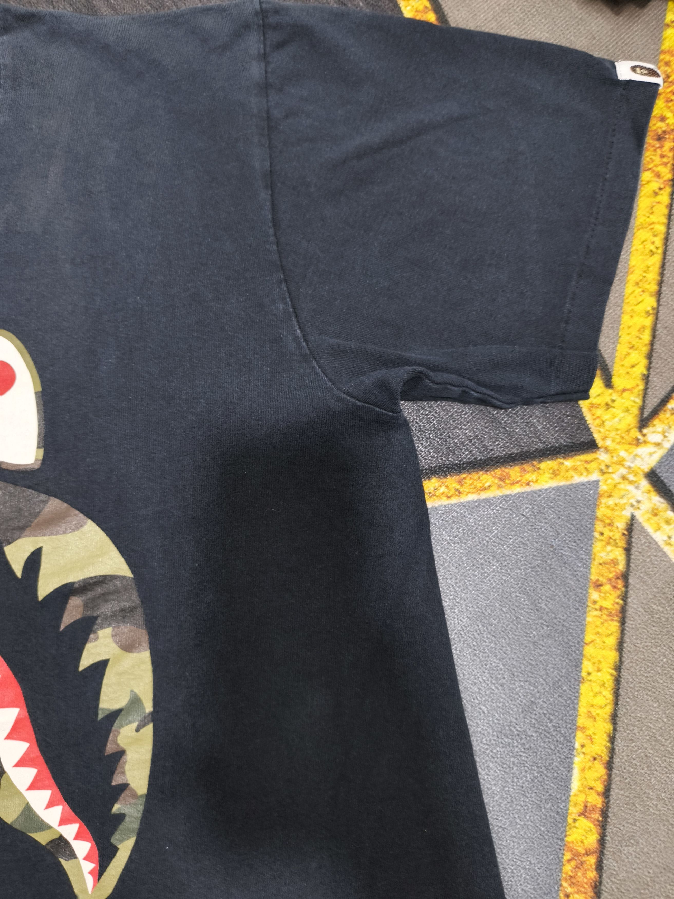 Bape BAPE Shark Face Camo Zip Tee – A Bathing Ape Size US L / EU 52-54 / 3 - 3 Thumbnail