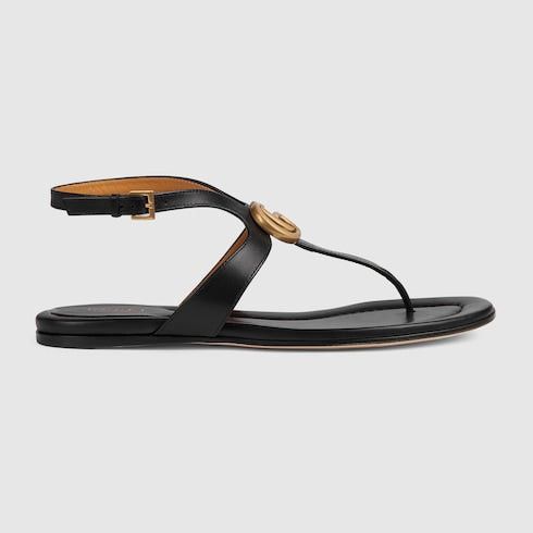 Gucci Doube G Thong Sandals SIZE 38