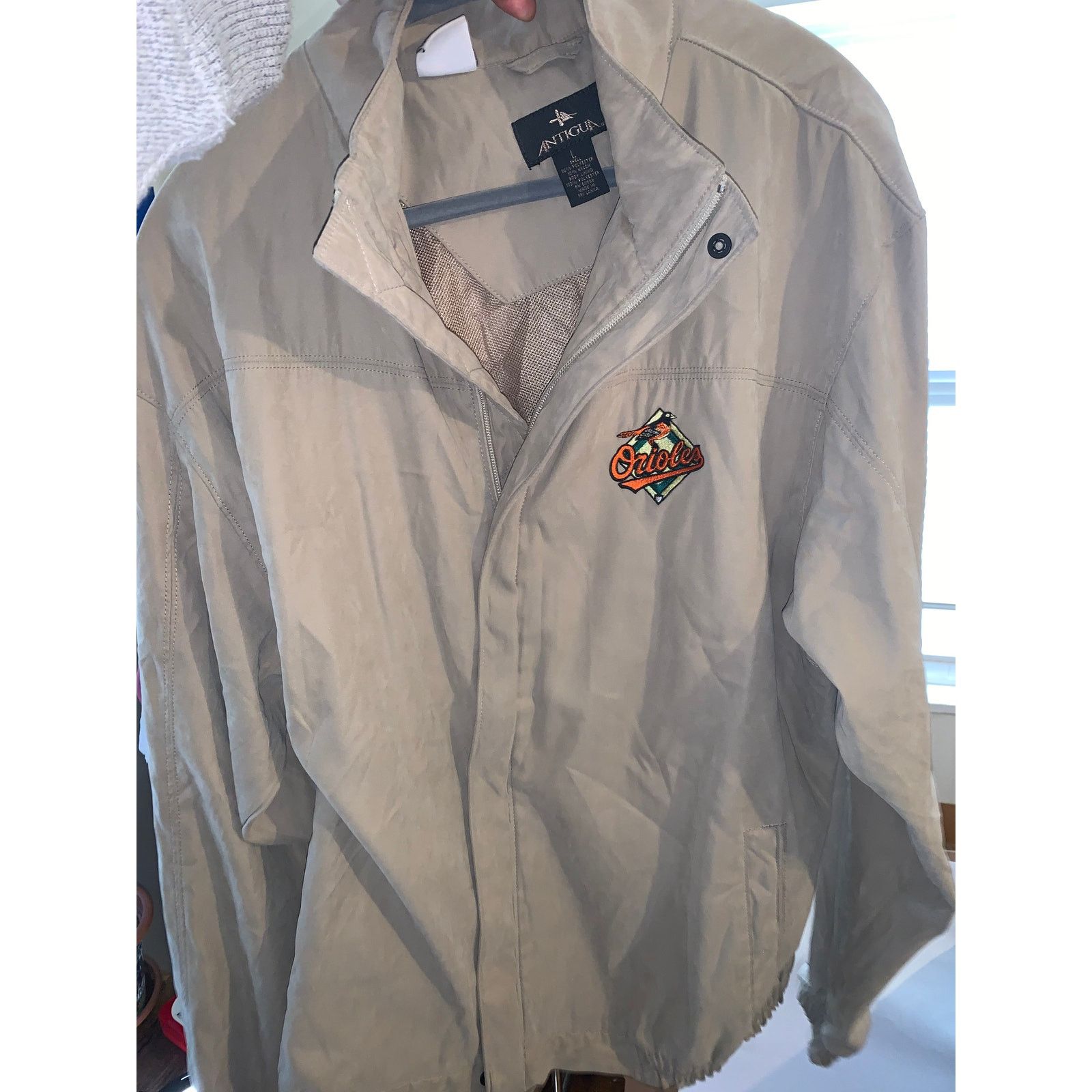 MLB Vintage Orioles Windbreaker Jacket Antigua MLB Large Size US L / EU 52-54 / 3 - 3 Thumbnail