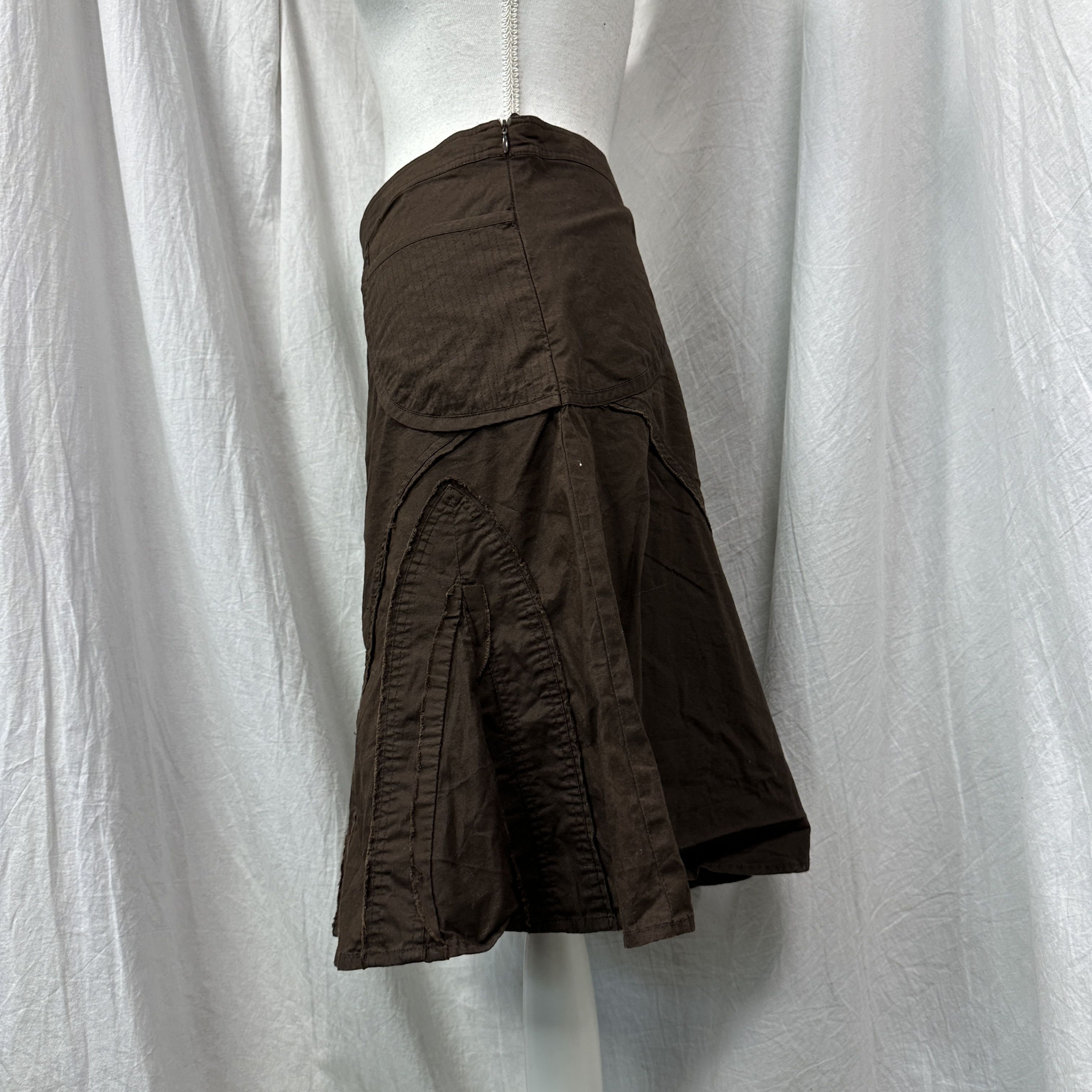 Vintage Vintage Avant Garde Grunge Morgan Midi Skirt Y2K Size 25" / US 0 / IT 36 - 5 Thumbnail