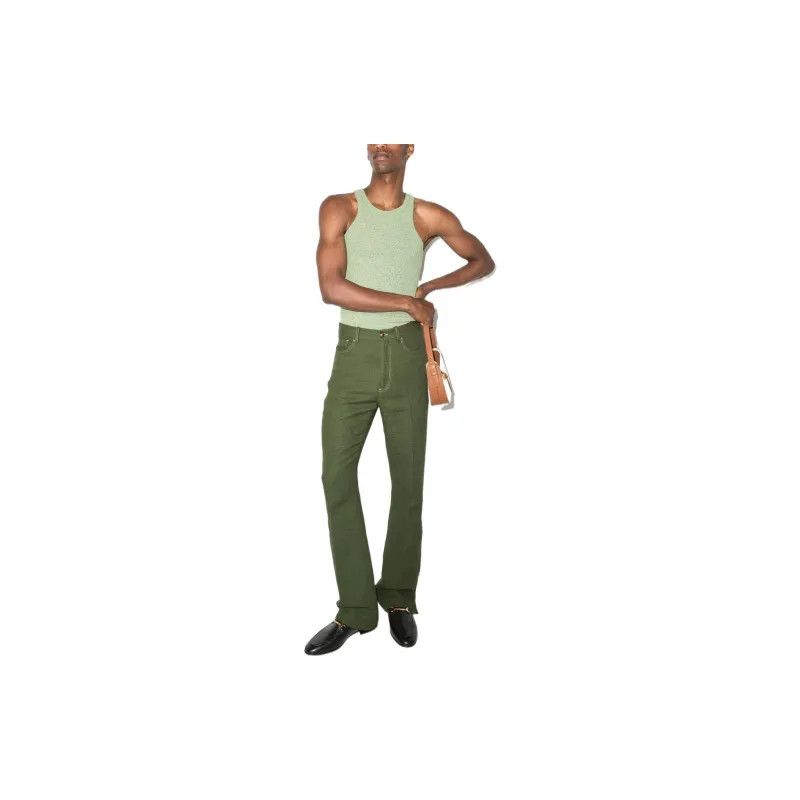 Amiri o1y0525 5-Pocket Pant in Military Green Size US 30 / EU 46 - 4 Thumbnail