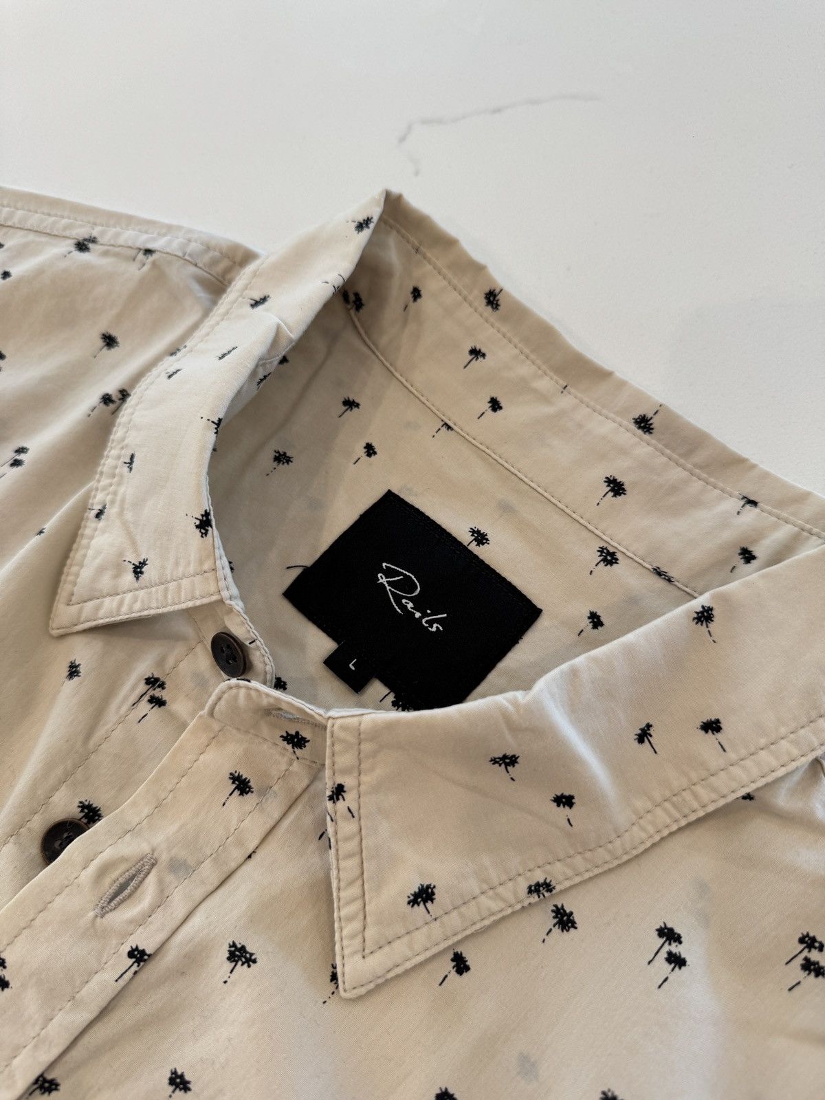 Rails Rails Carson Palm Tree Shirt Size US L / EU 52-54 / 3 - 2 Thumbnail