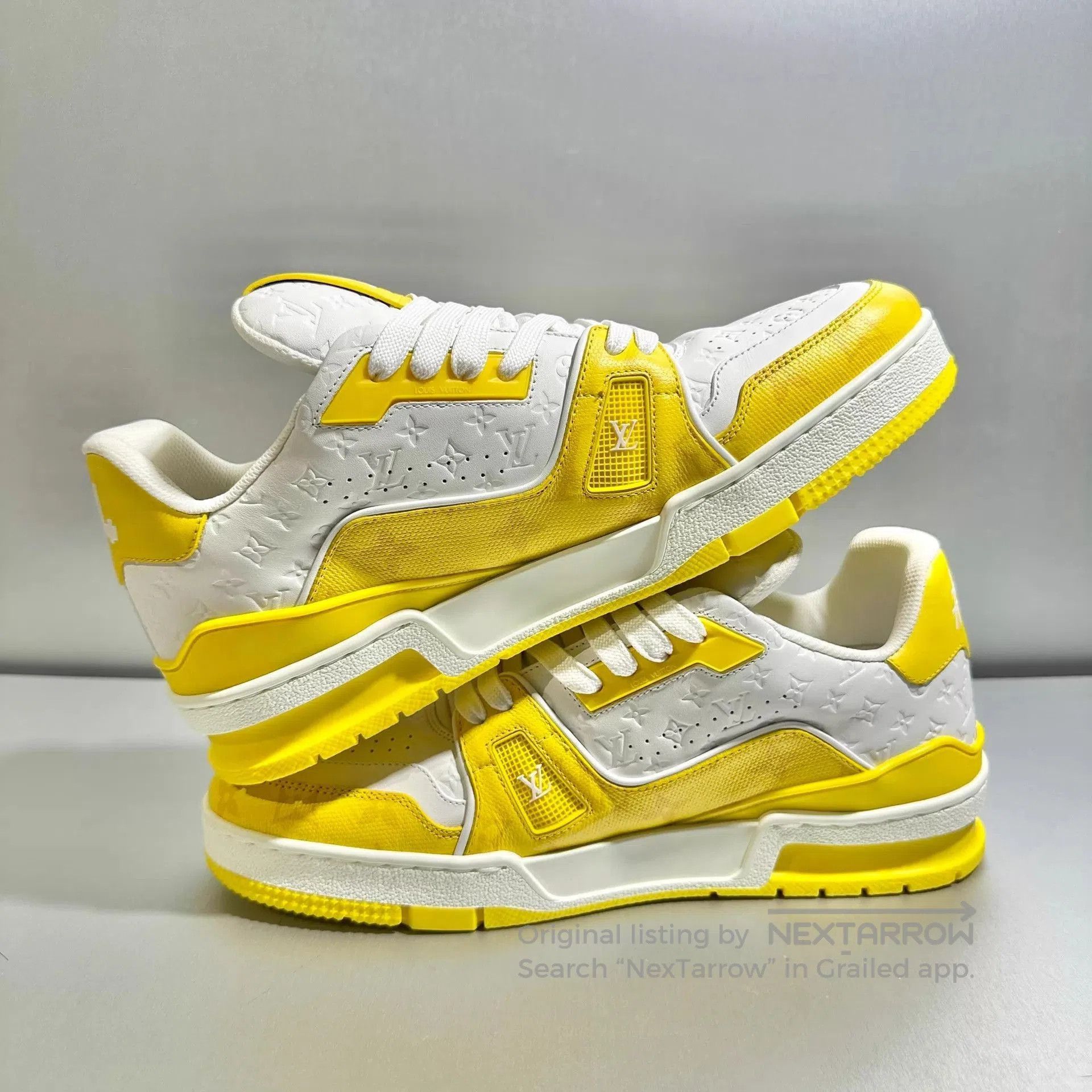 Louis Vuitton Yellow Low. Size US 7 / EU 40 - 4 Thumbnail