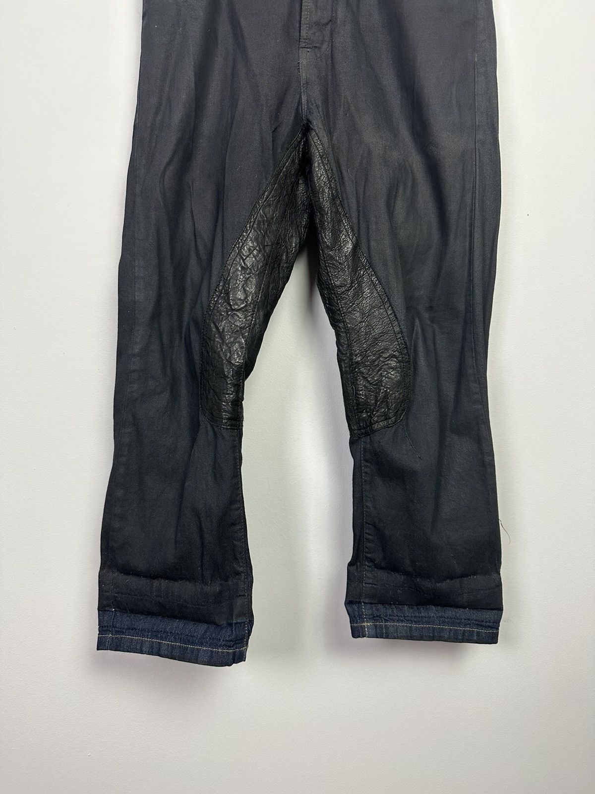 Rick Owens DRKSHDW SS09 Lambskin Inseam Cropped Astaires Size US 30 / EU 46 - 3 Thumbnail
