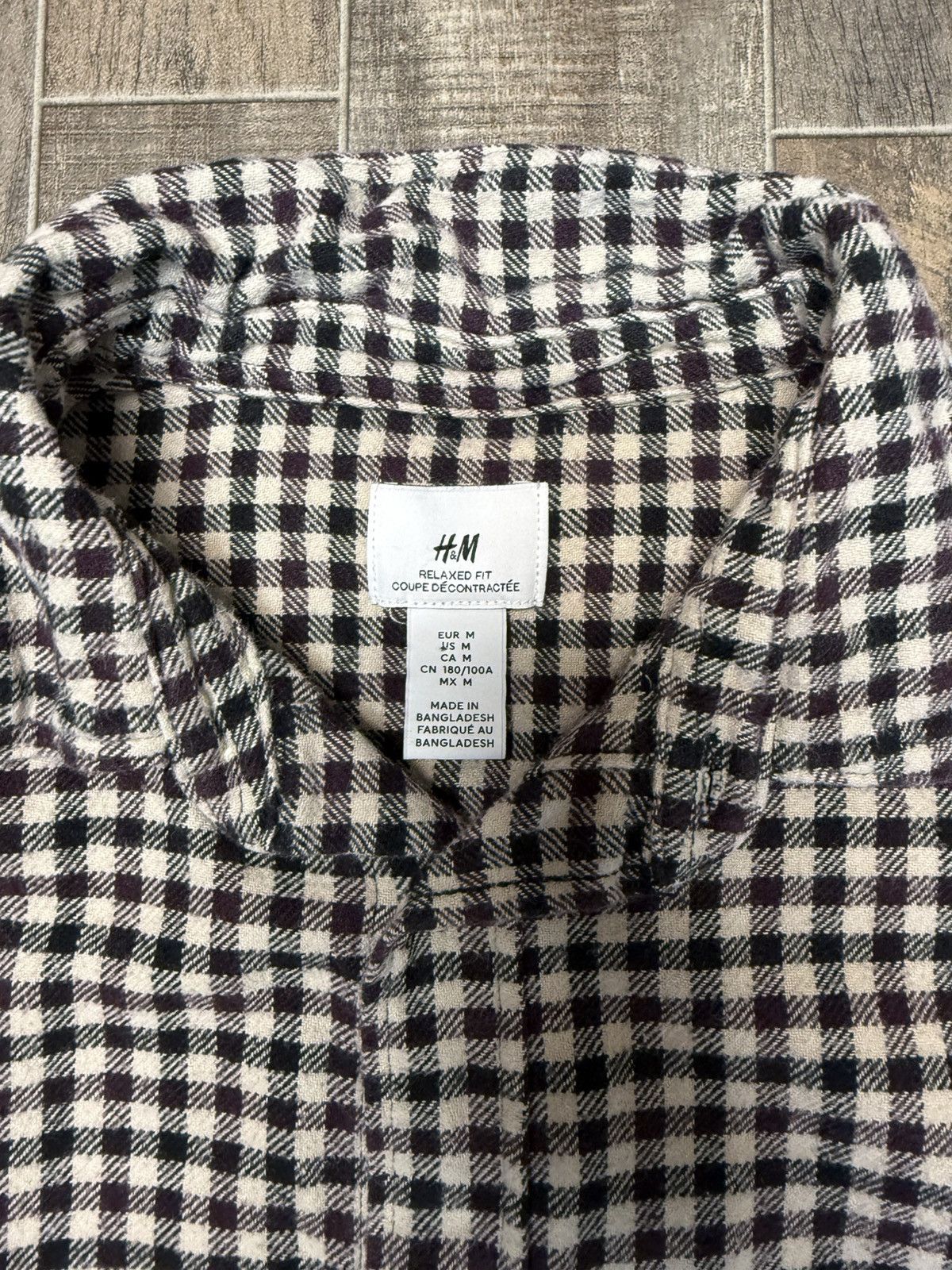 H&M H&M Relaxed Fit Flannel Size US M / EU 48-50 / 2 - 5 Thumbnail