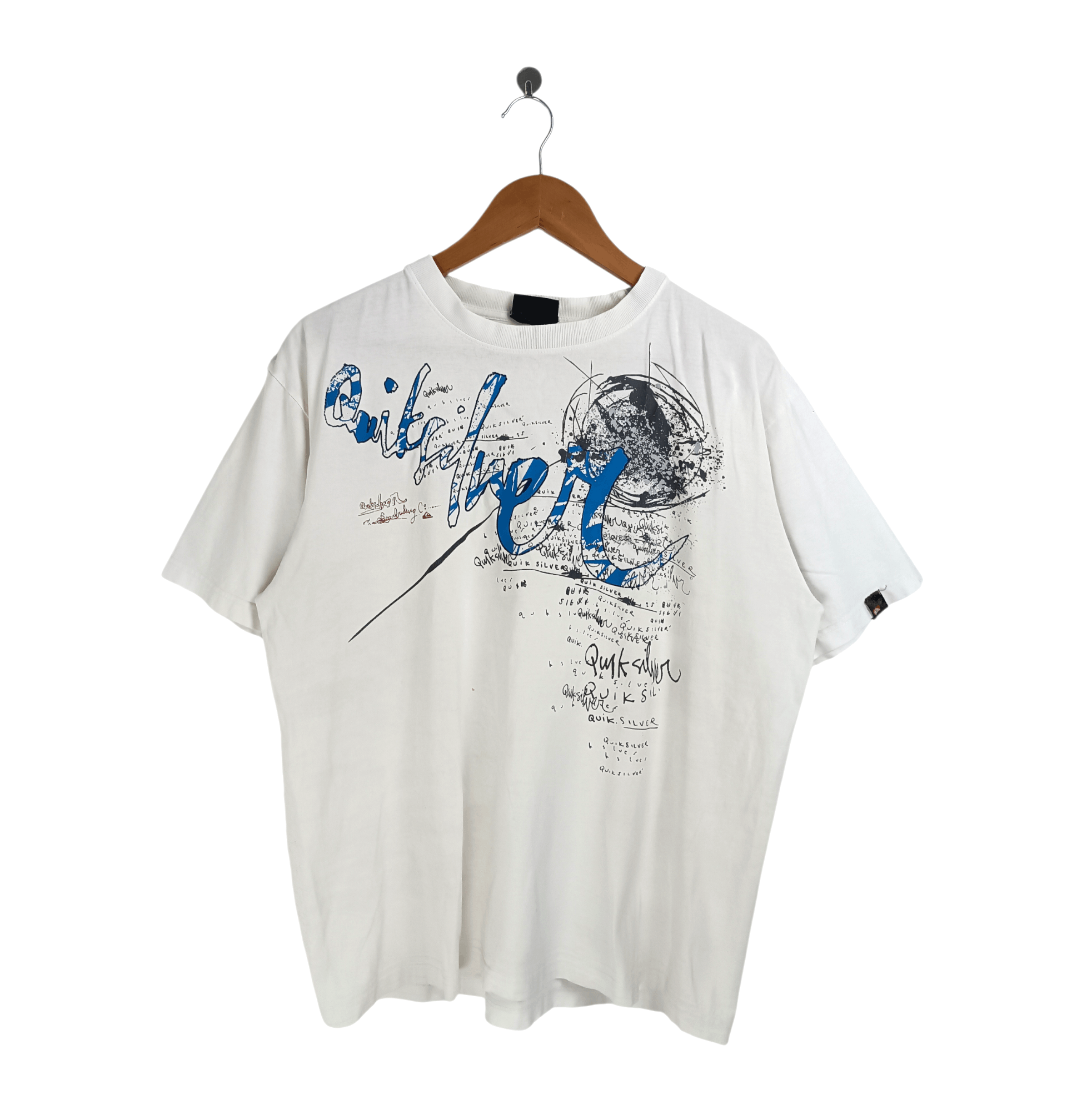 Quiksilver VINTAGE 90S QUIKSILVER CRAZY DESIGN Y2K STYLE VERY RARE Size US L / EU 52-54 / 3 - 1 Thumbnail