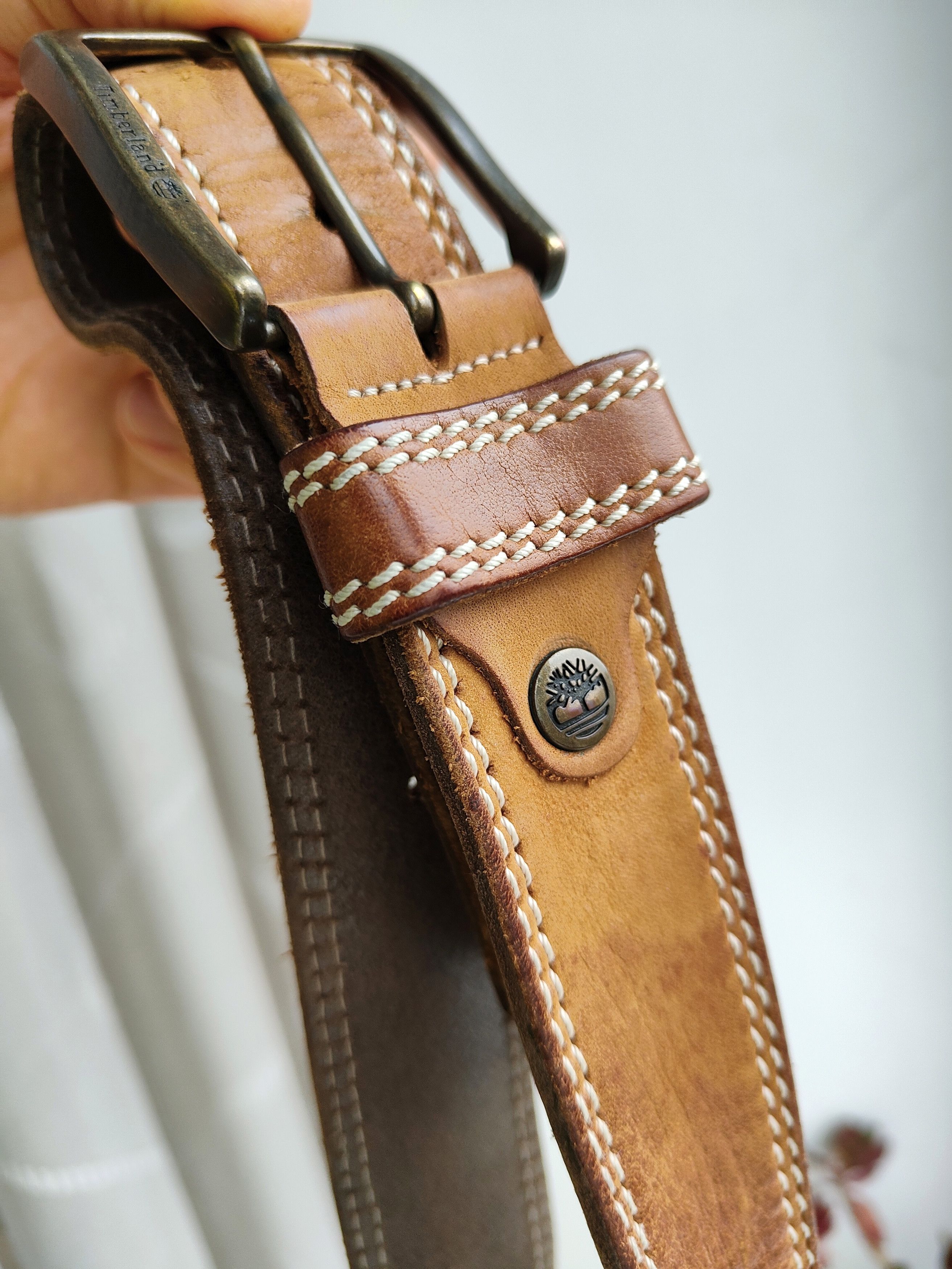 Timberland Timberland Vintage Leather Belt Size ONE SIZE - 9 Thumbnail