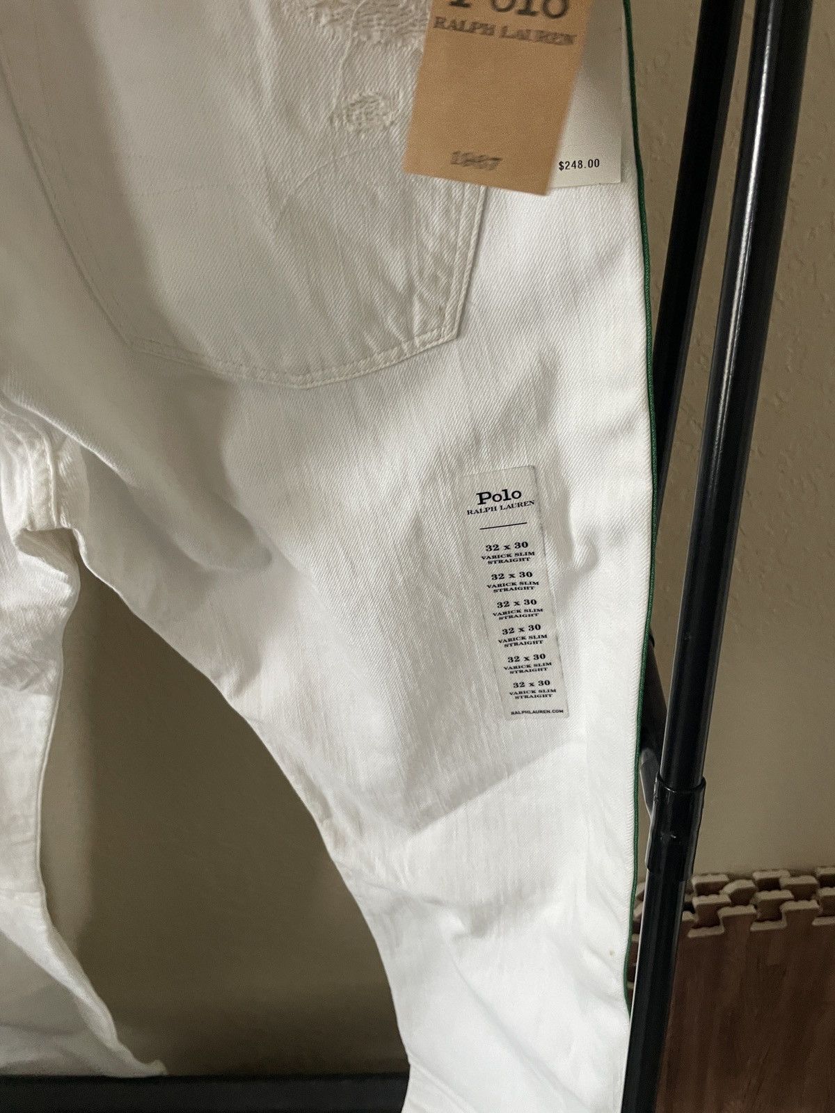 Polo Ralph Lauren NewPort The Varick Slim straight leg nwt 248.00 Size US 33 - 10 Thumbnail