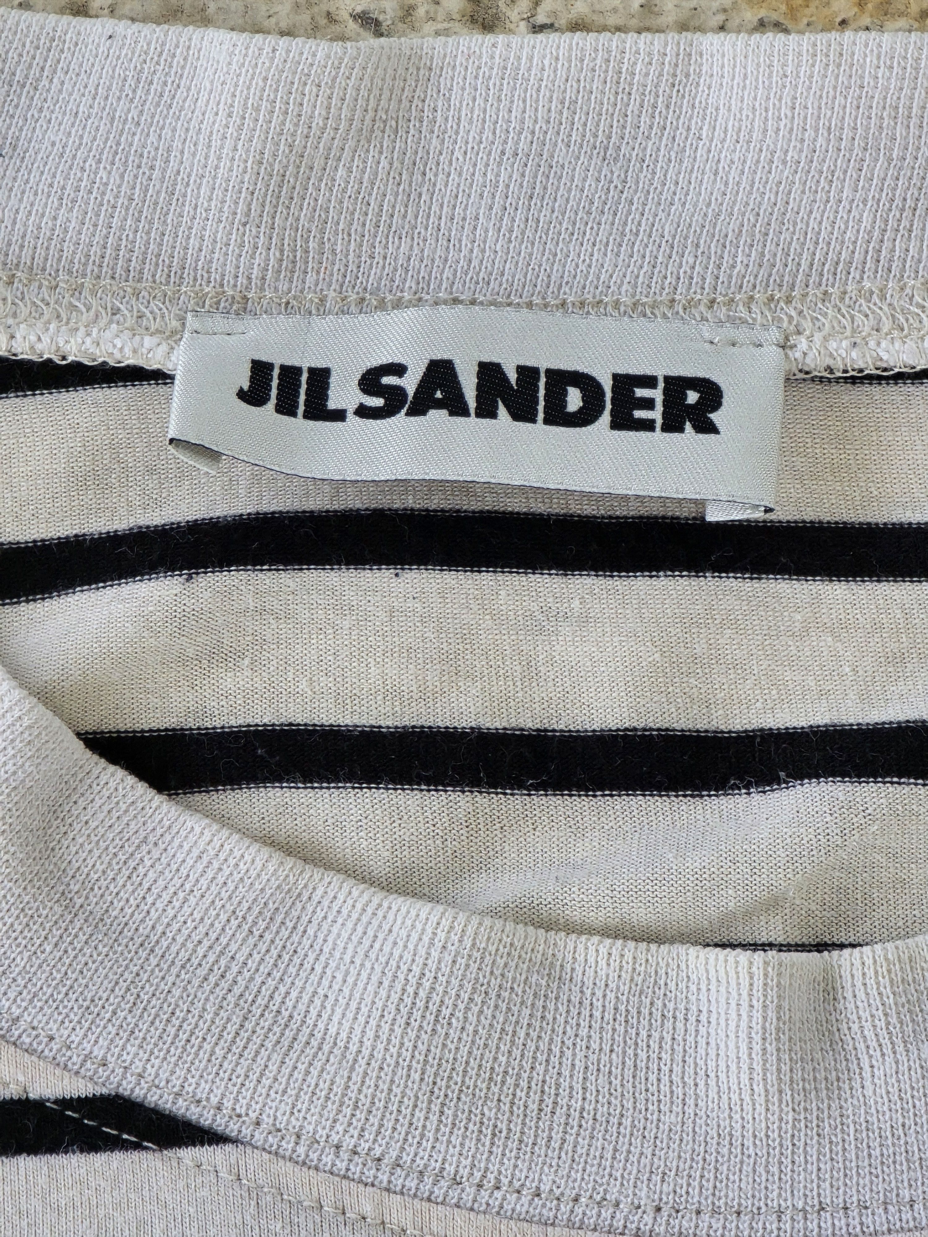 Jil Sander Jil Sander Striped T Shirt (unisex) Size US L / EU 52-54 / 3 - 2 Thumbnail