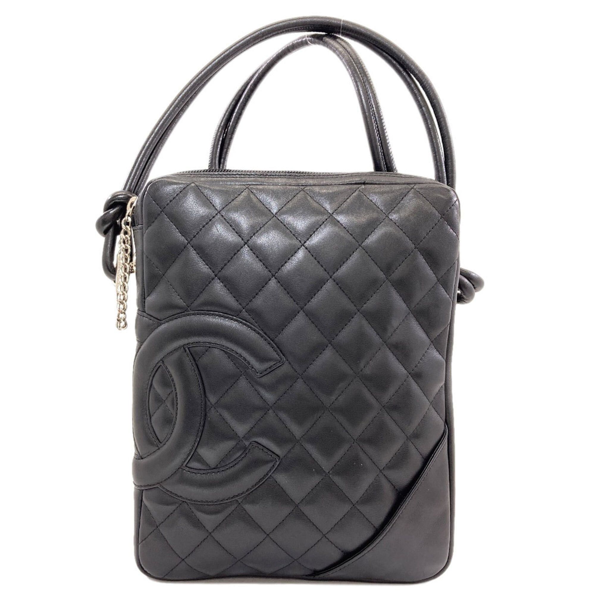 Chanel Chanel Cambon Line Shoulder Bag, Silver Hardware, Lambskin, Women's CHANEL Size ONE SIZE - 1 Thumbnail