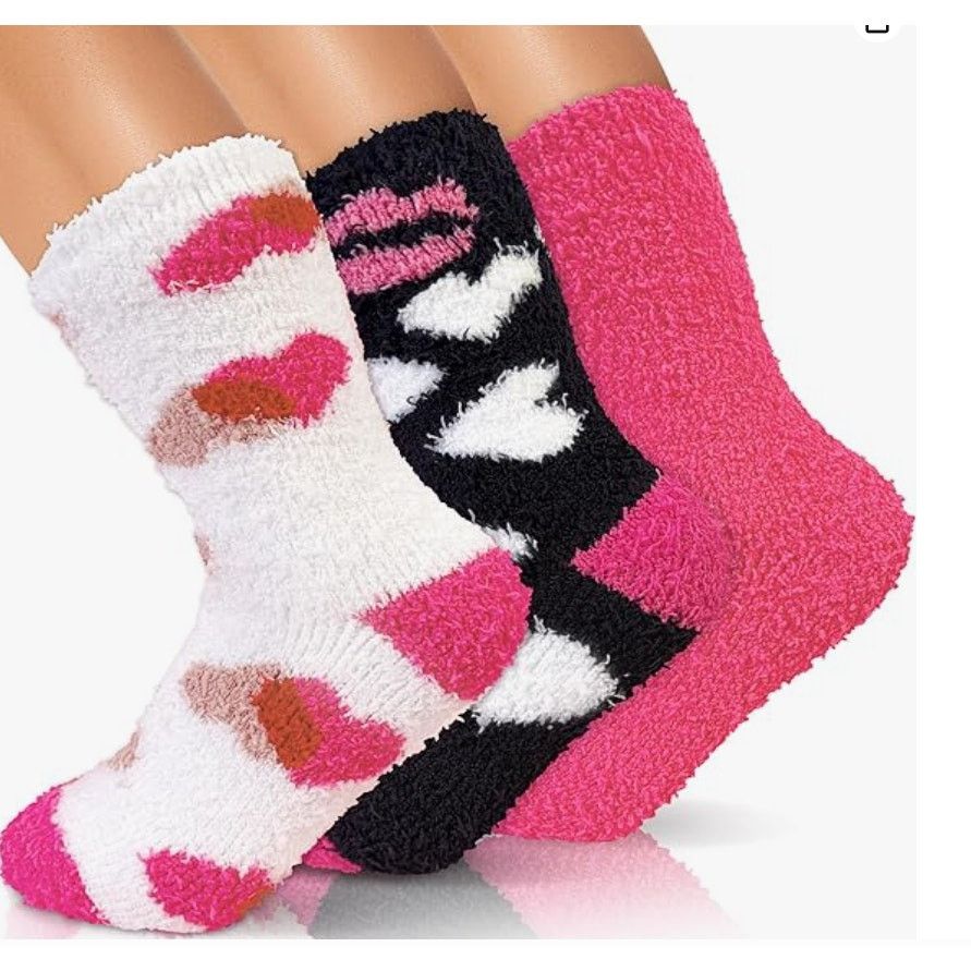The Unbranded Brand Womens 72-Needle Super Warm Fuzzy Socks 3 Pairs,Sizes 6-12 Size ONE SIZE - 1 Thumbnail
