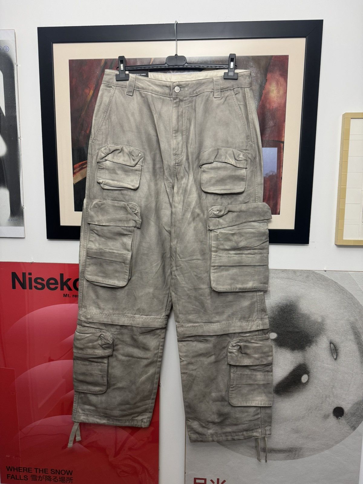 Zara Twojeys x Zara Star Relaxed Oversize Cargo Pants Multipocket Size US 38 / EU 54 - 1 Thumbnail