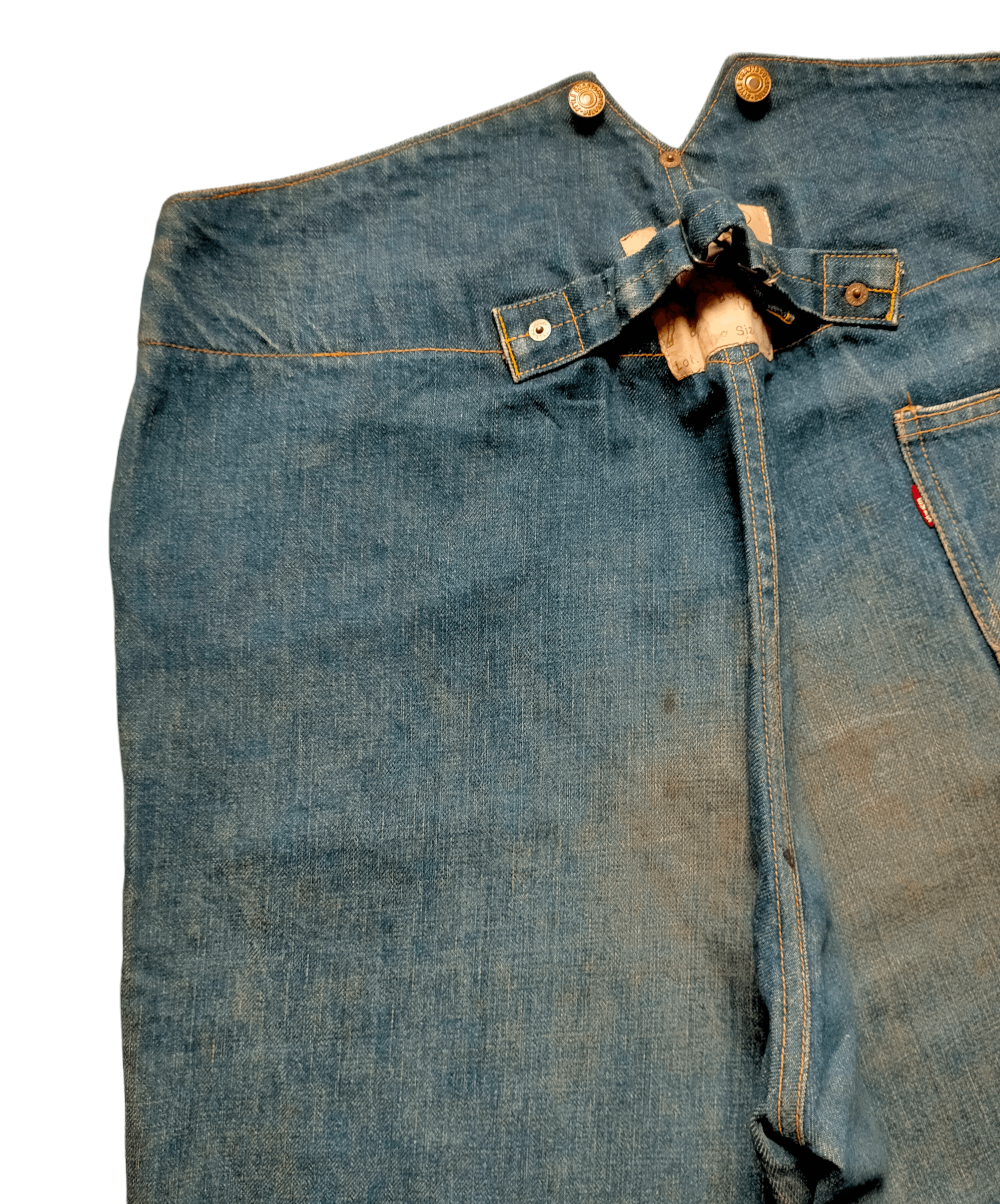 Evisu 🔥Rare Vintage 90s Evis Buckle Back Selvedge Jeans Size US 34 / EU 50 - 5 Thumbnail
