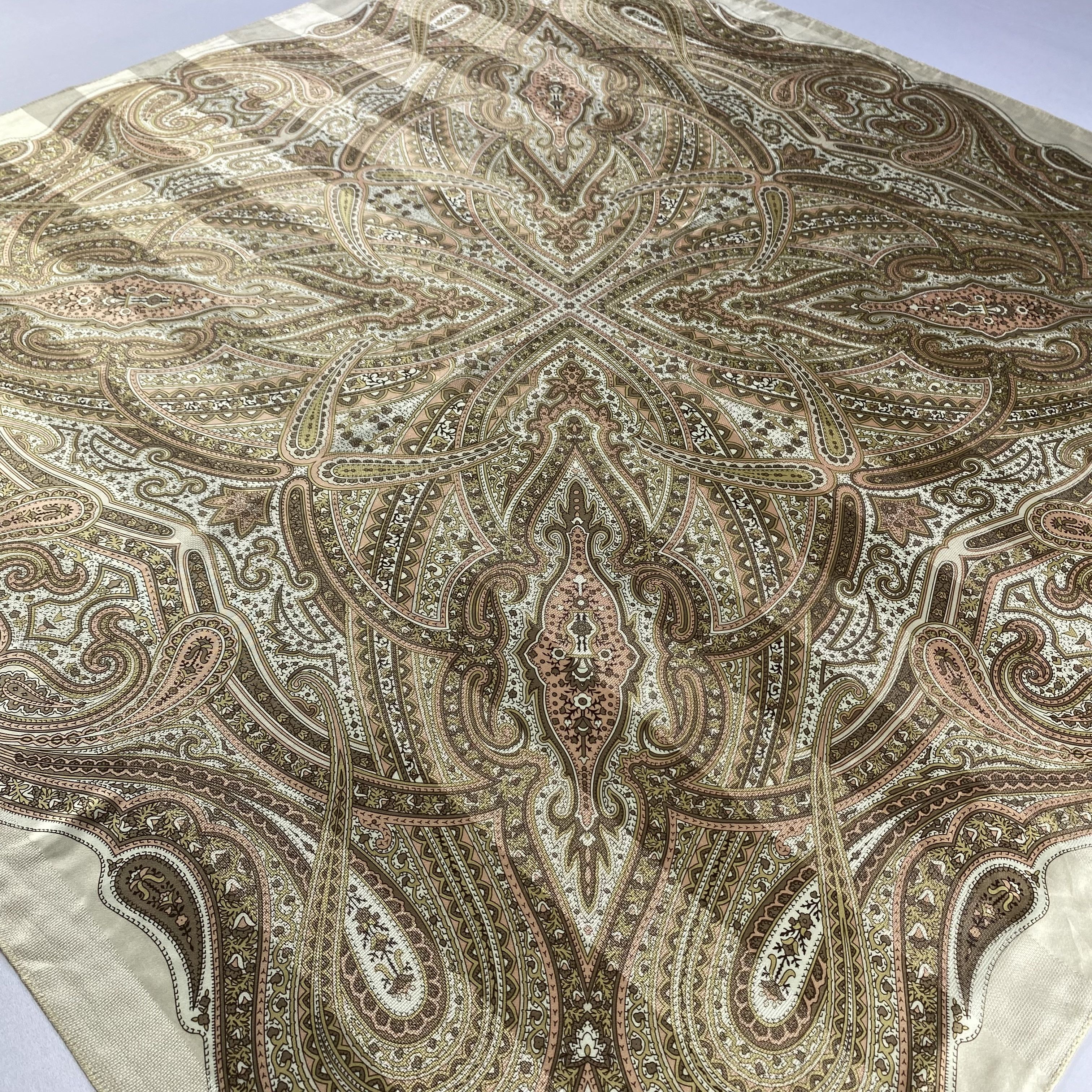 Japanese Brand × Vintage Vintage Paisley Silk Scarf SS030 Size ONE SIZE - 3 Thumbnail