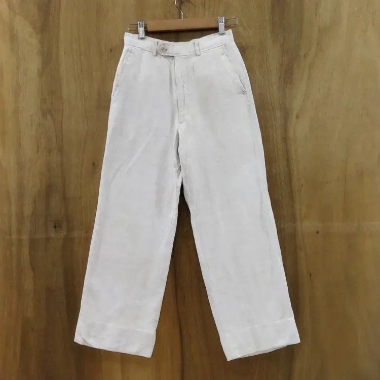 ST.MARTINE DE JAZZ WHITE YELLOW CHINO PANTS