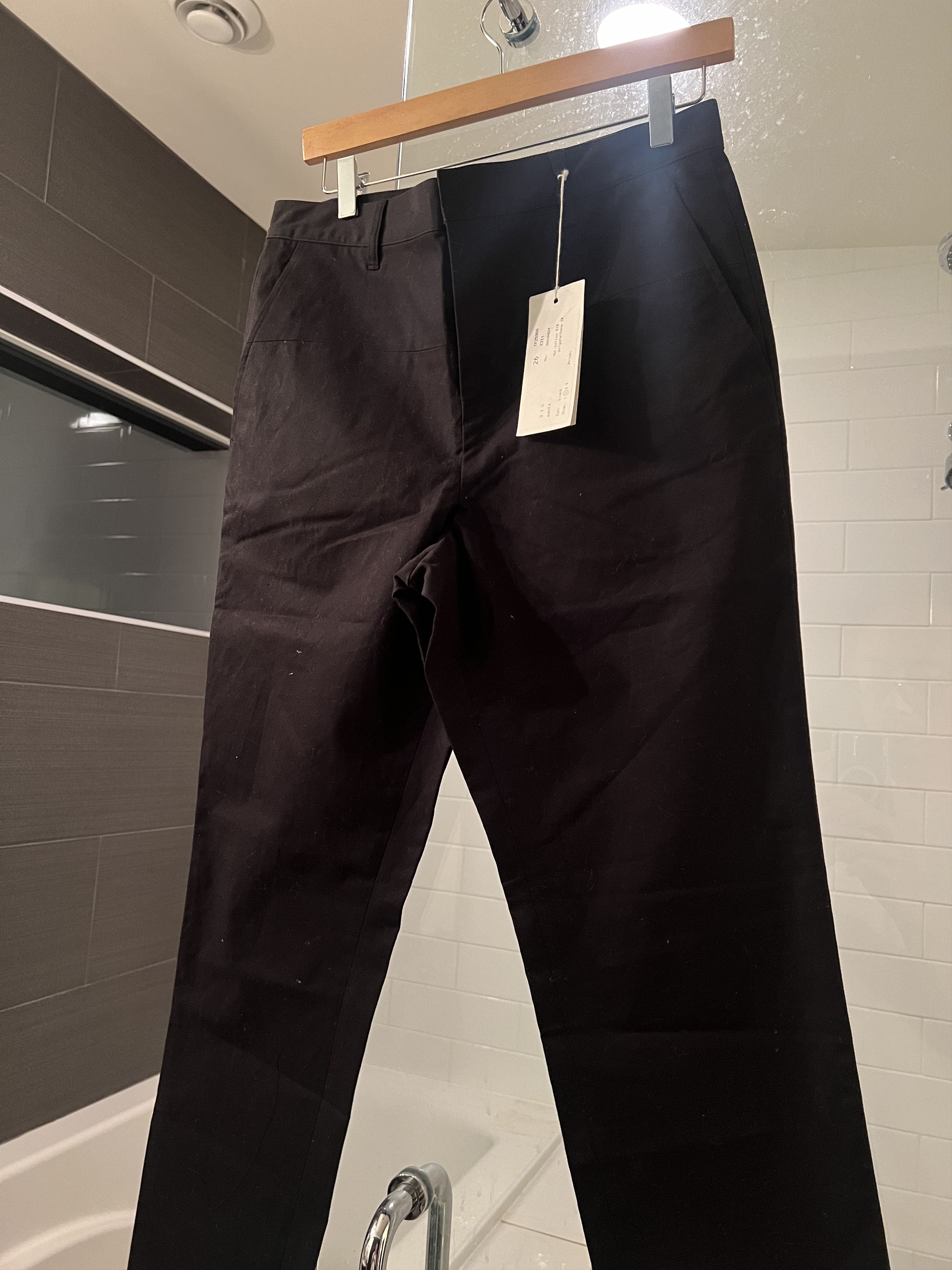 DIGAWEL Relaxed Fit Black Pants - Sz 2 Size US 28 / EU 44 - 1 Thumbnail