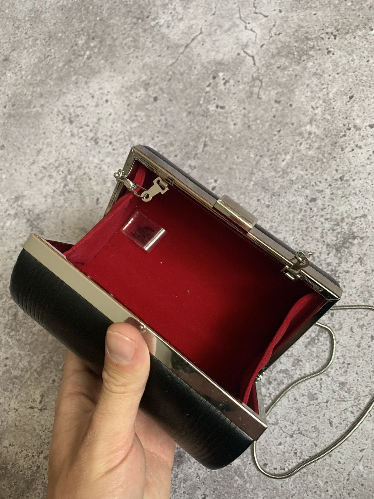Designer JPG Jean Paul Gaultier cylinder black leather bag Size ONE SIZE - 10 Thumbnail