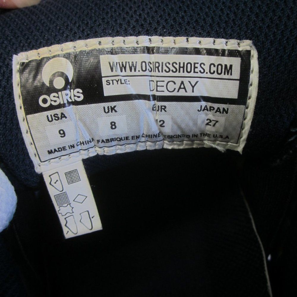 Osiris Osiris Decay 9 / 42 Blue Size US 9 / EU 42 - 3 Thumbnail
