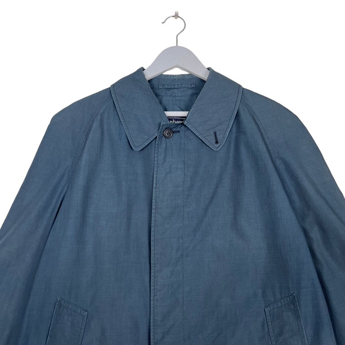 Burberry 🔥 NAVY BLUE BURBERRYS TRENCH COAT MADE IN ENGLAND Size US M / EU 48-50 / 2 - 4 Thumbnail