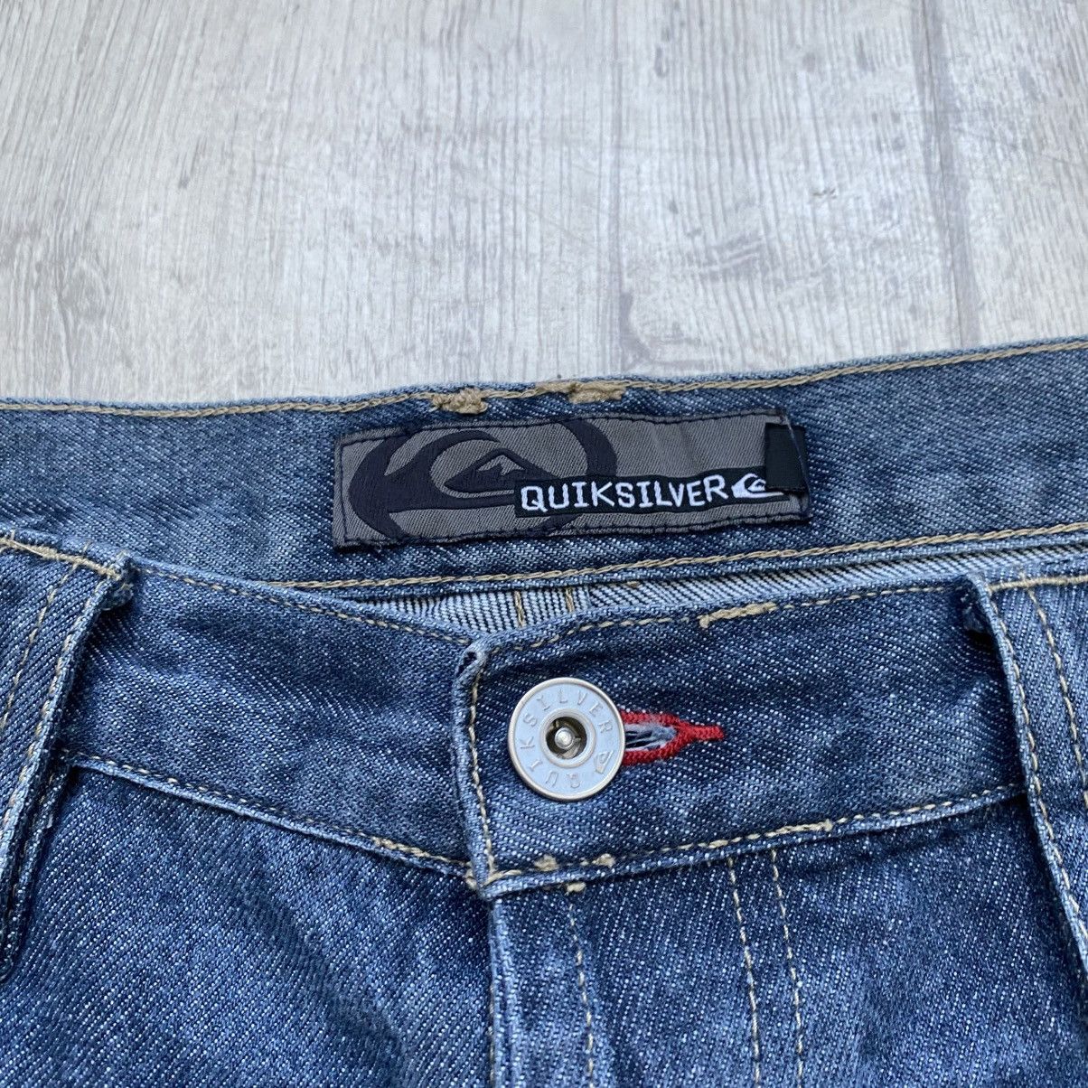 Quiksilver Vintage Surf Quiksilver loose denim shorts Y2K rip curl fubu Size US 34 / EU 50 - 4 Thumbnail