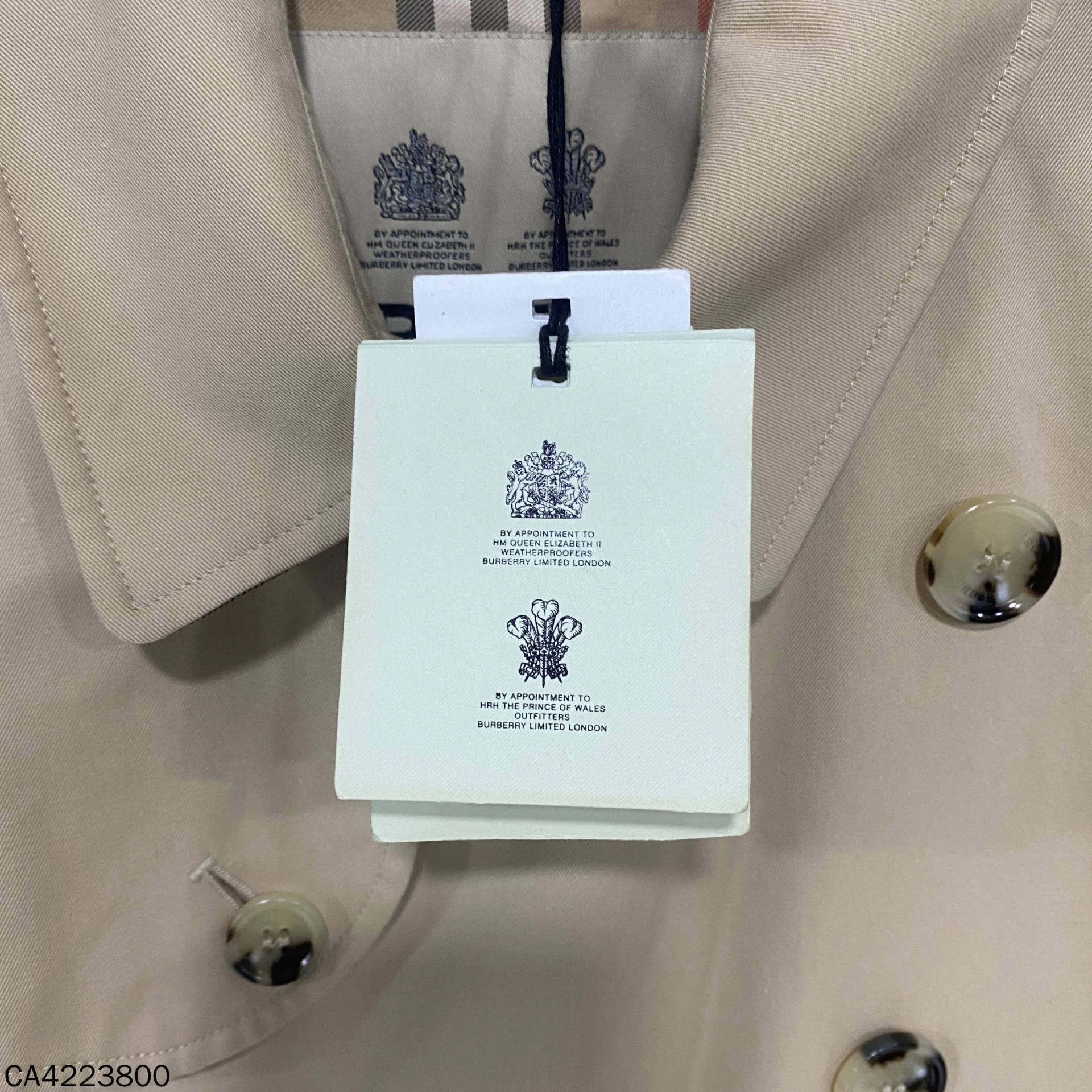 Burberry Burberry Khaki Kensington Check Trench Coat 44 Size US S / EU 44-46 / 1 - 6 Thumbnail