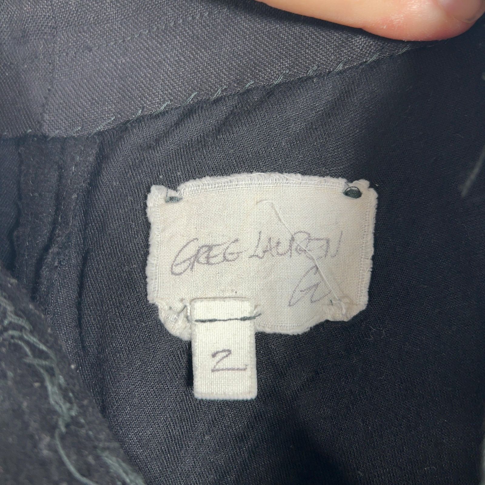 Greg Lauren Greg Lauren Baker Hybrid Black Pants Size US 36 / EU 52 - 8 Thumbnail