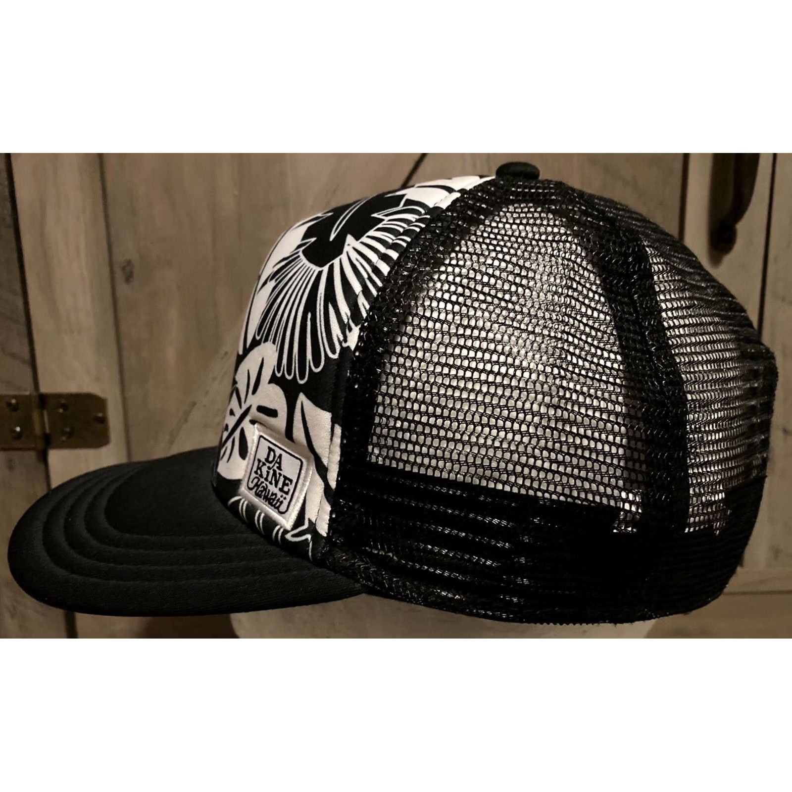 Dakine DA KINE HAWAII Trucker Hat Floral Pattern Adjustable Snapback Black/White Adult One Size Multicolor Womens Colorful Hats Size ONE SIZE - 3 Thumbnail