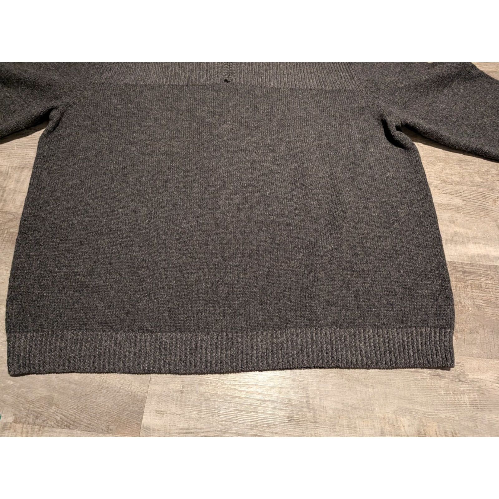 Vintage VINTAGE Woolrich Wool Blend 1/4 Zip Sweater 2XL Charcoal Gray Men's Heavyweight Pullover Outdoor Classic Size US XXL / EU 58 / 5 - 5 Thumbnail