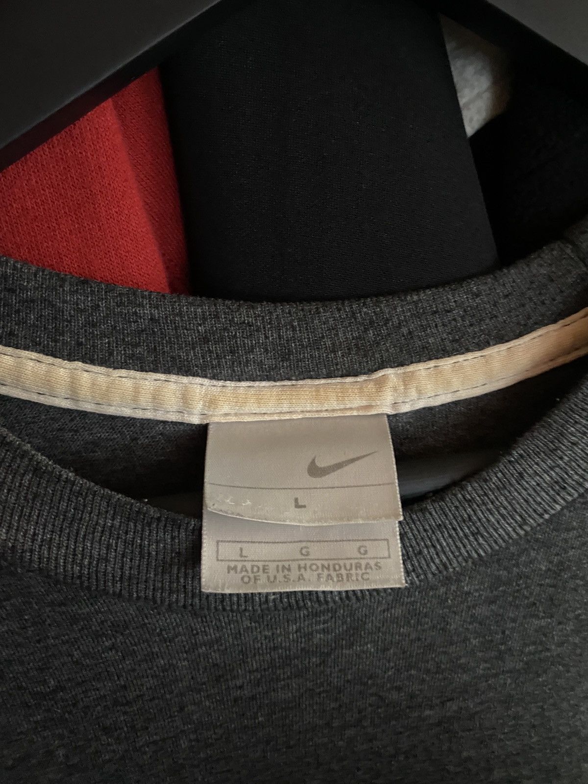 Nike VINTAGE NIKE BASIC GREY T-SHIRT Y2k Size US L / EU 52-54 / 3 - 3 Thumbnail