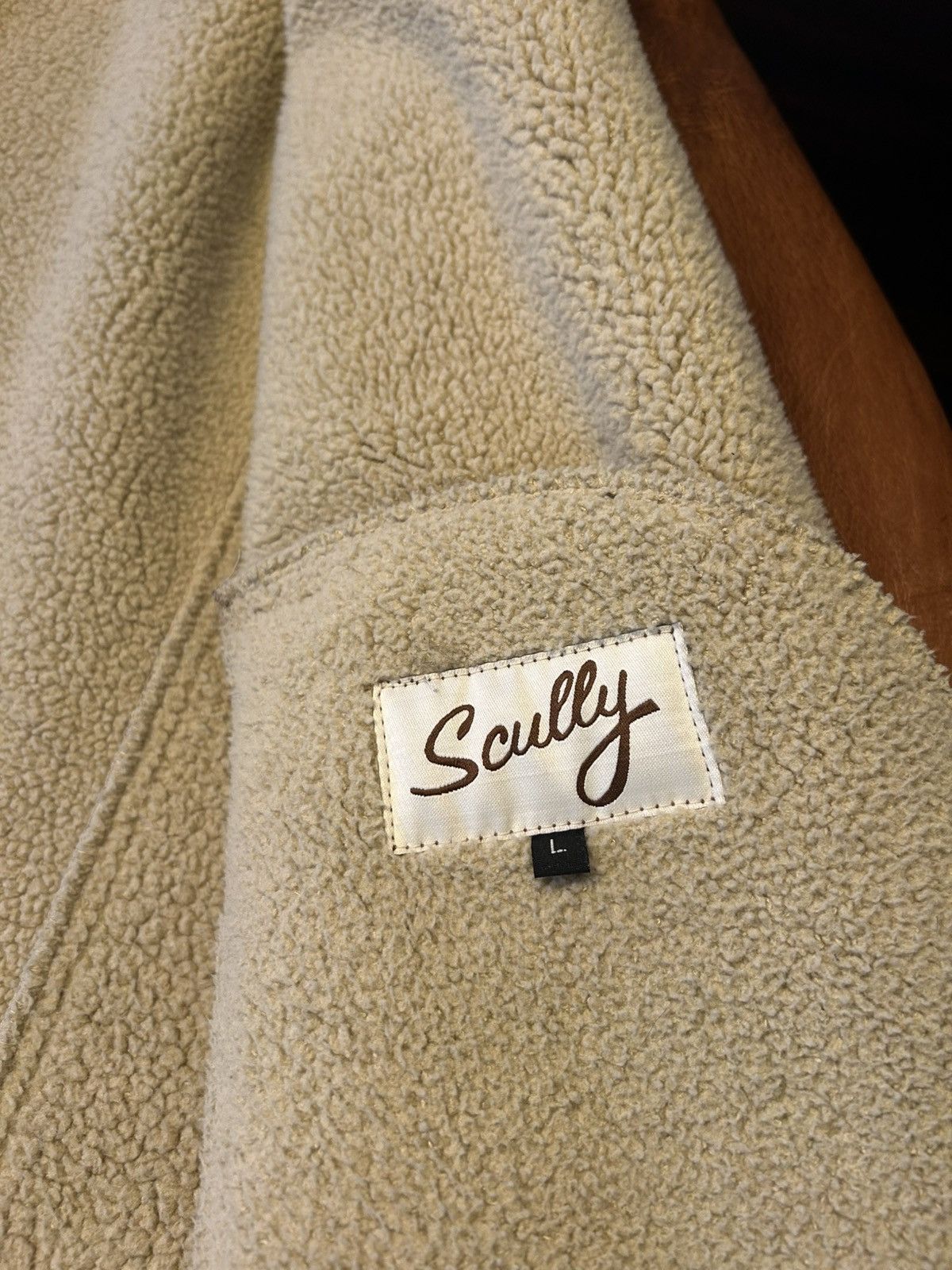 Scully Leather Brown western style racer leather jacket Size US L / EU 52-54 / 3 - 5 Thumbnail