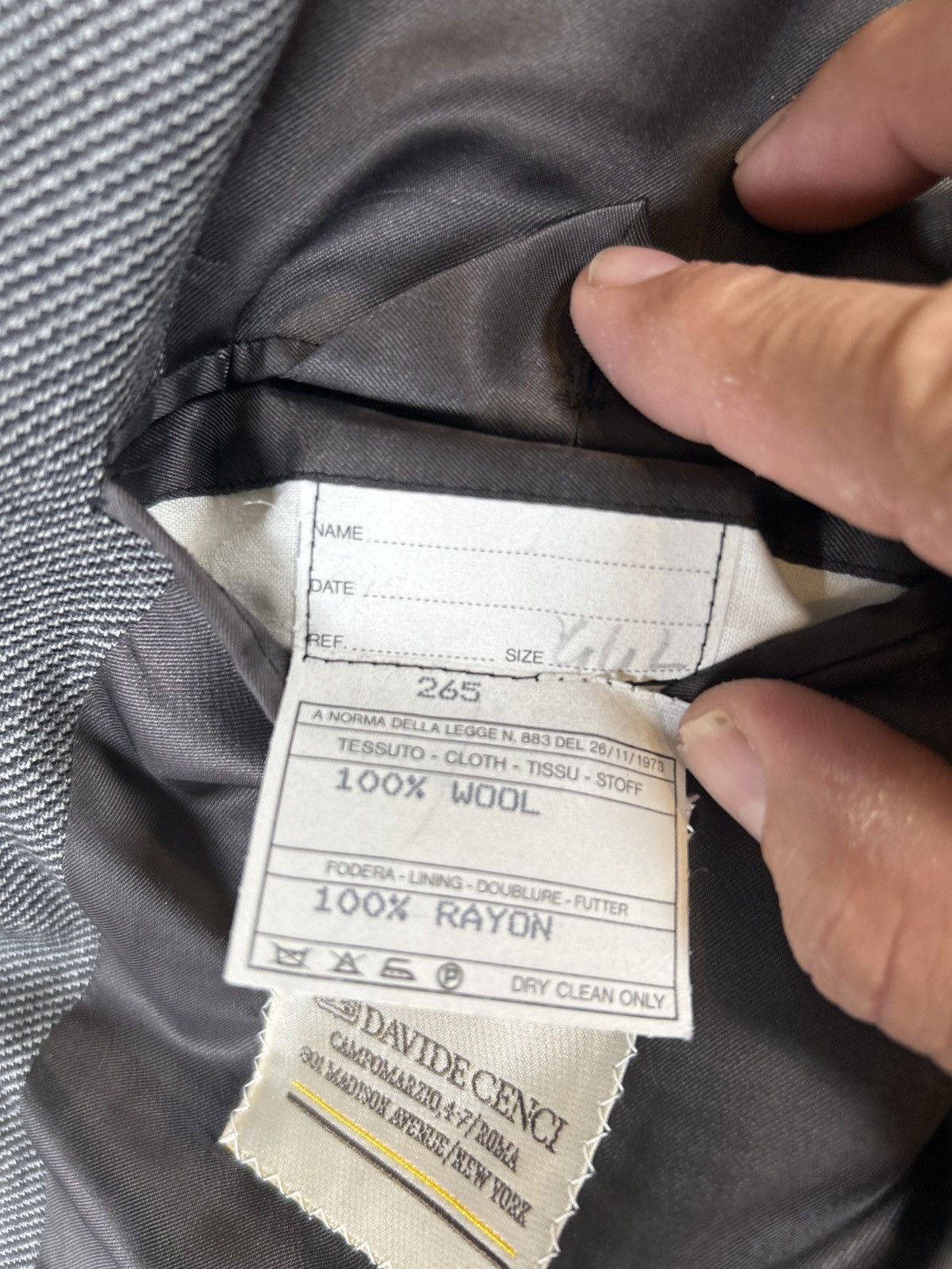 Other Vintage d’Avenza Italian Tailored Blazer (XL / 48R) Size 48R - 7 Thumbnail
